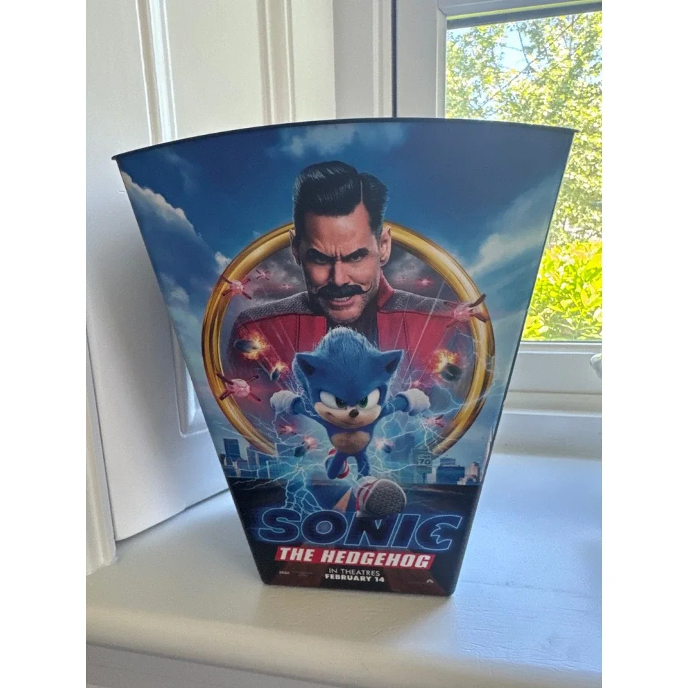 Sonic the Hedgehog Movie Promo Popcorn Bucket Commemorative Square